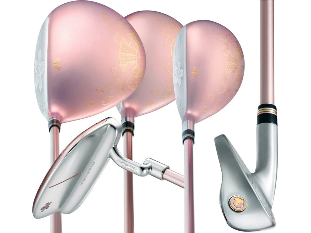 Bộ gậy chơi golf Honma Sakura D2 Pink Fullset Lady Golf Club (12 gậy + 2 túi)