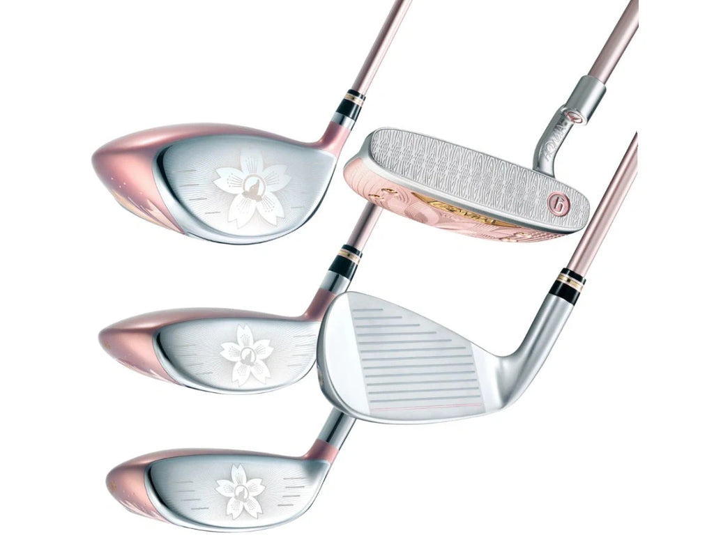 Bộ gậy chơi golf Honma Sakura D2 Pink Fullset Lady Golf Club (12 gậy + 2 túi)