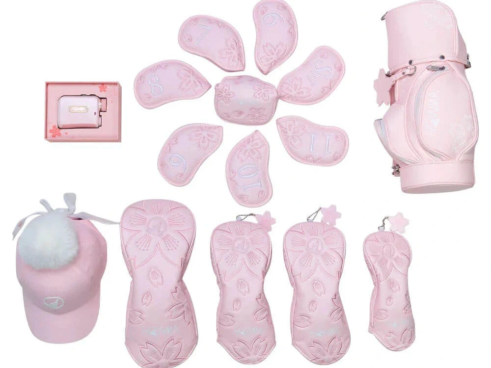 Bộ gậy chơi golf Honma Sakura D2 Pink Fullset Lady Golf Club (12 gậy + 2 túi)
