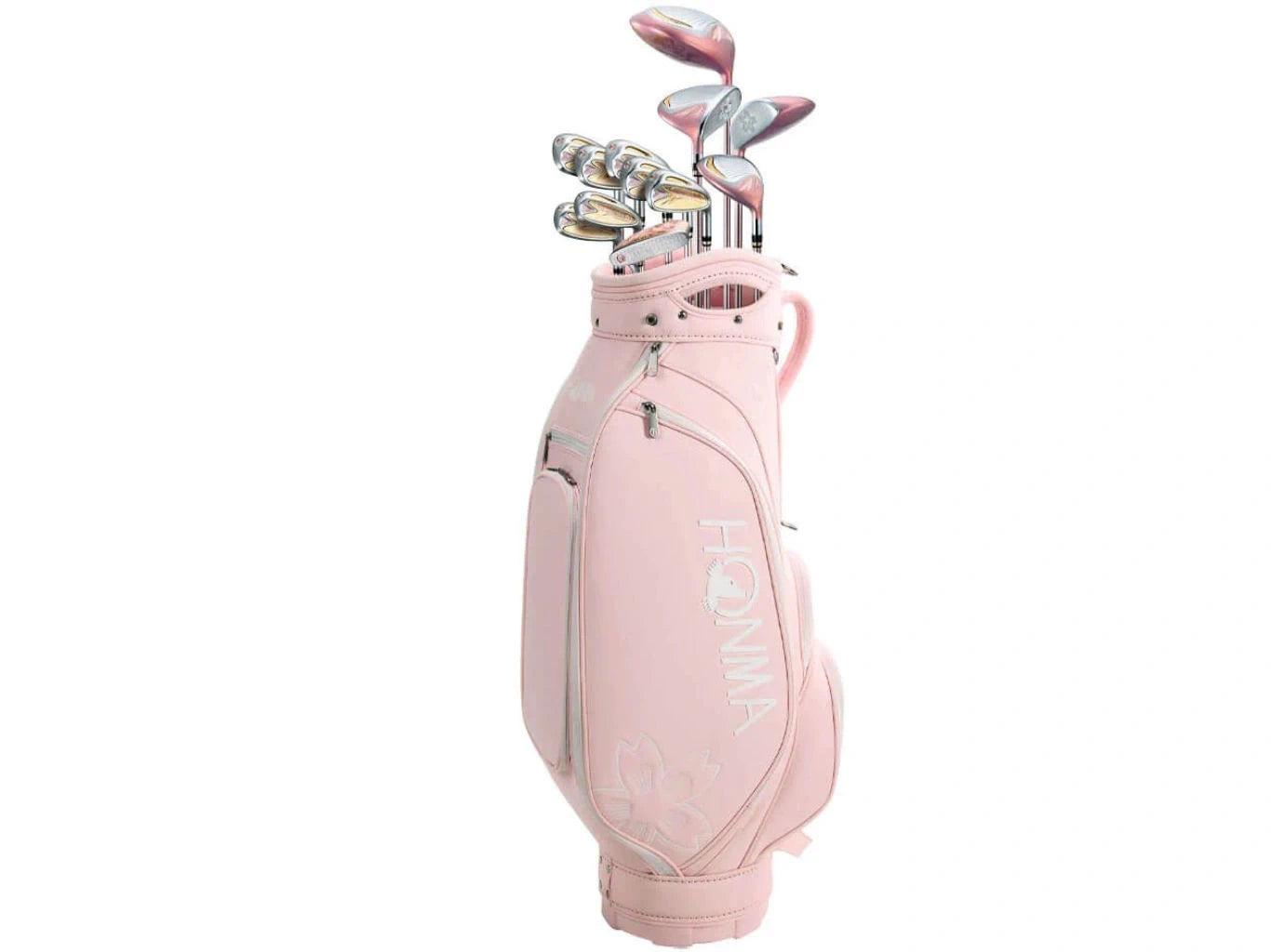 Bộ gậy chơi golf Honma Sakura D2 Pink Fullset Lady Golf Club (12 gậy + 2 túi)